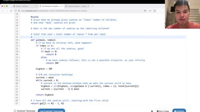 2305. Fair Distribution of Cookies (Leetcode Medium) смотреть онлайн