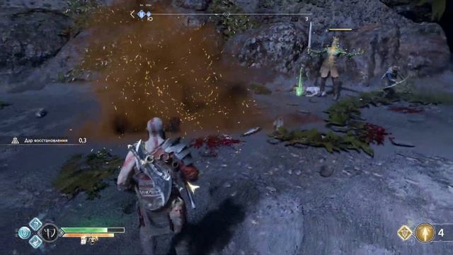 God of War часть 23 \ Вспоминаю как играть и делаю побочные квесты. смотреть онлайн