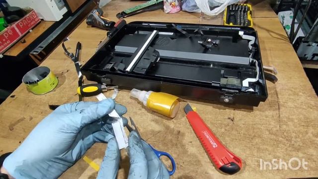 HP LJ M1536 ремонт автоподатчика, замена шлейфа смотреть онлайн