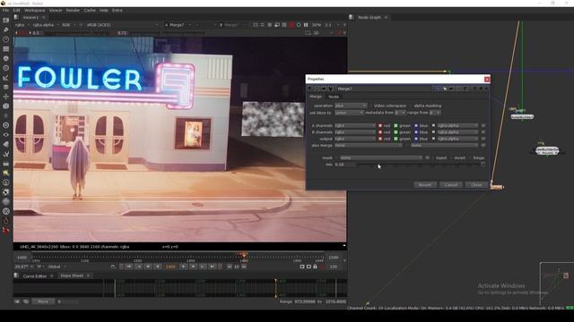 How to use Model Builder node in Nuke #nuke #compositing #keying смотреть онлайн