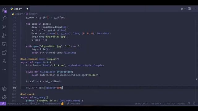 Adding Buttons to Your Bot | Discord Bot Tutorial Python Nextcord | Part 6 смотреть онлайн