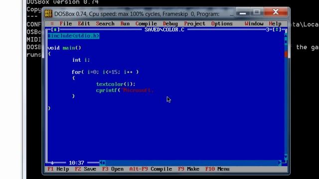 Output Colorful Text using C Program смотреть онлайн