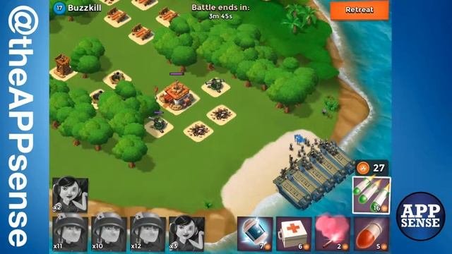 Buzzkill (17) Single Player Island - Boom Beach Walkthrough смотреть онлайн