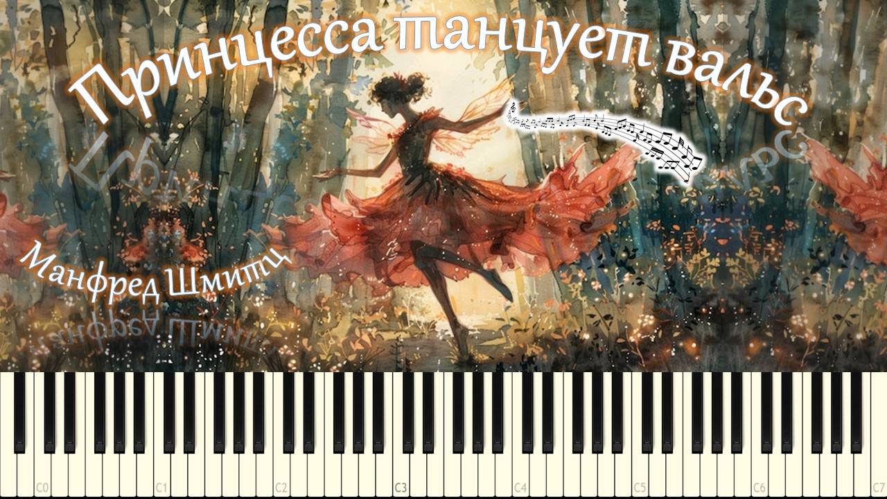 Манфред Шмитц - Принцесса танцует вальс (piano tutorial) [НОТЫ + MIDI] смотреть онлайн