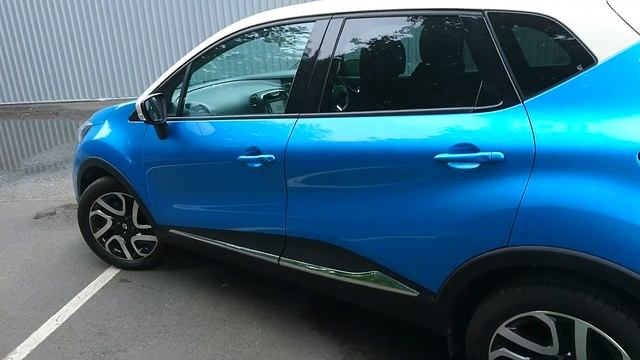 Used Renault Captur 1.5 dCi 90 Dynamique S MediaNav Energy 5dr Blue 2014 смотреть онлайн