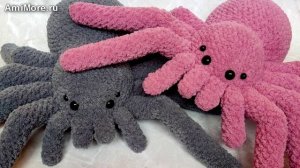 Амигуруми: схема Паук | Игрушки вязаные крючком
