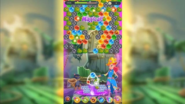Bubble Witch 3 Saga Level 330 Hard (Lead the Ghost Upwards) - 3 Stars Walkthrough, No Boosters смотреть онлайн