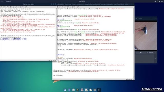 Tutorial de IoT con ESP8266 #4 Temperatura y Humedad en Python смотреть онлайн