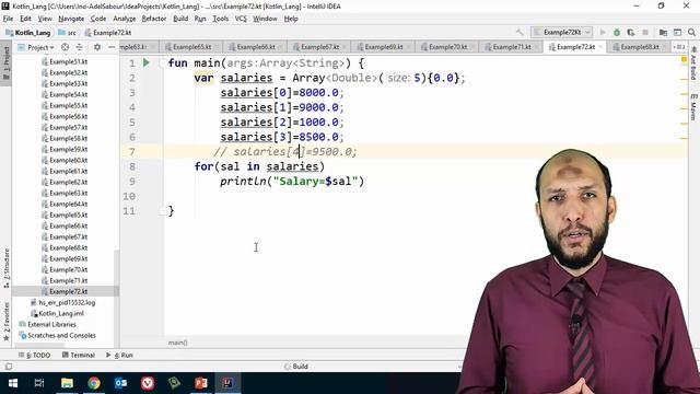 58 Anroid Kotlin Arrays create array with Array constructor and make calculation using size смотреть онлайн