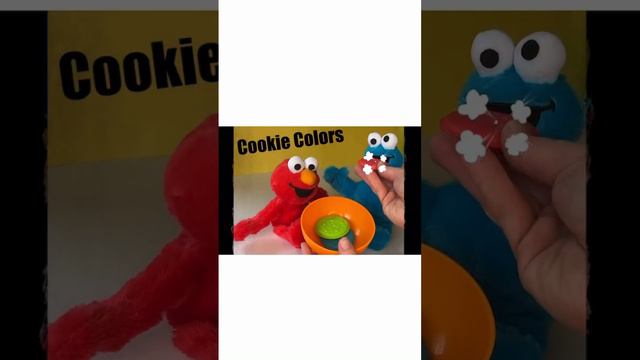 Cookie Colors with Elmo and Cookie Monster - Learn Colors with Sesame Street смотреть онлайн