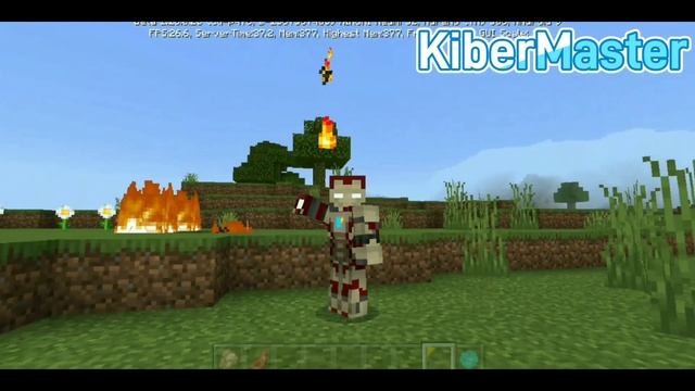 Новый мод на железного человека в Майнкрафт PE (Bedrock) смотреть онлайн