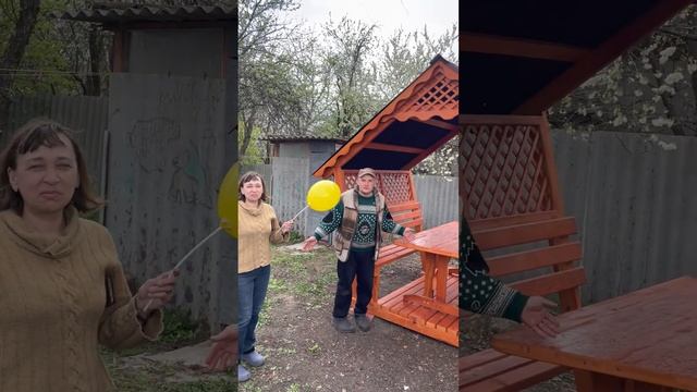 Альтанка Люкс колір махагон Відгук від наших клієнтів