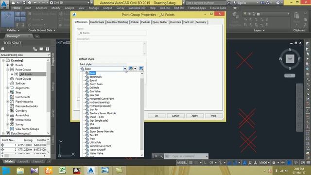 How to create Labels with the Points in AutoCad Civil 3d in Pashto-Part 03 смотреть онлайн