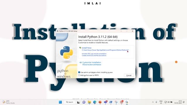 1 Installation of Python смотреть онлайн