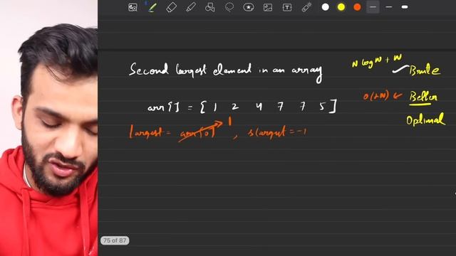 Find Second Largest Element in Array | Remove duplicates from Sorted Array | Arrays Intro Video смотреть онлайн
