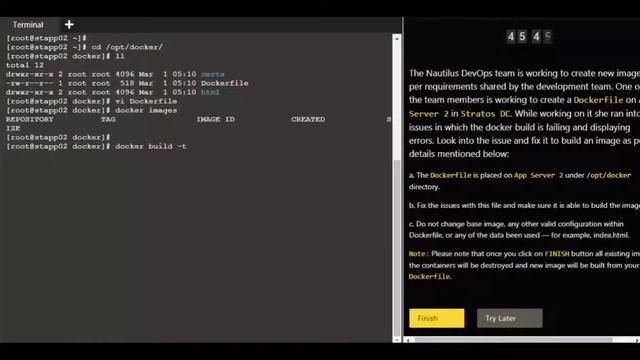 Resolve Dockerfile Issues смотреть онлайн
