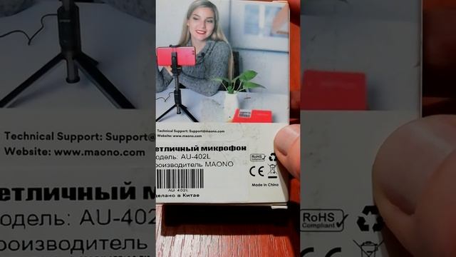 Петличный микрофон Maono AU - 402L.Приложение Openkamera. смотреть онлайн