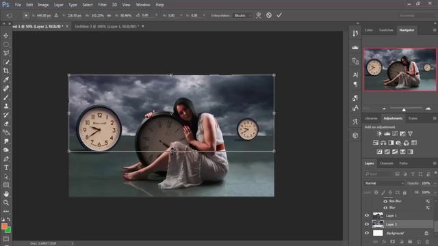 photoshop cc 2015.5 manipulaiton tutorial time girl смотреть онлайн