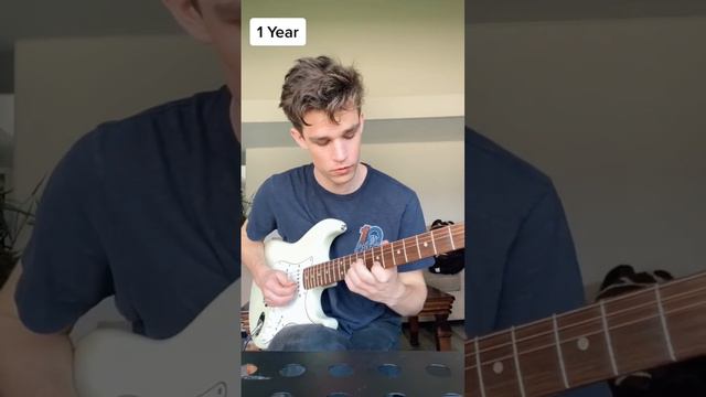 Progress playing guitar from Day 1-10 Years смотреть онлайн