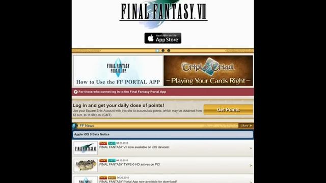 FINAL FANTASY PORTAL APP - iOS / Android - Gameplay Trailer смотреть онлайн