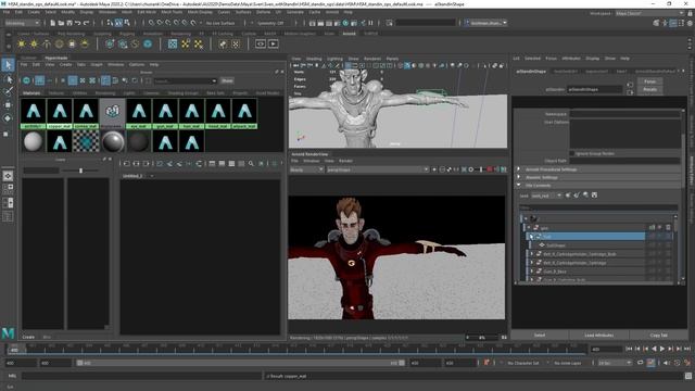 Material Transfer in Production using Arnold and MaterialX смотреть онлайн
