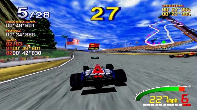 Indy 500 (Arcade) Gameplay - Highland Raceway смотреть онлайн