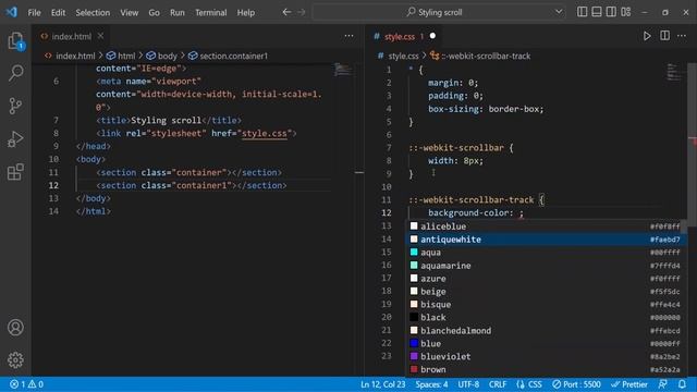 How to customize your scroll bar with CSS | HTML & CSS смотреть онлайн