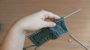 Как вязать спицами широкие косы