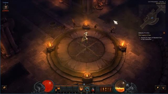 Tru Gamer Plays Diablo 3 (Cathedral Lvl 1) смотреть онлайн