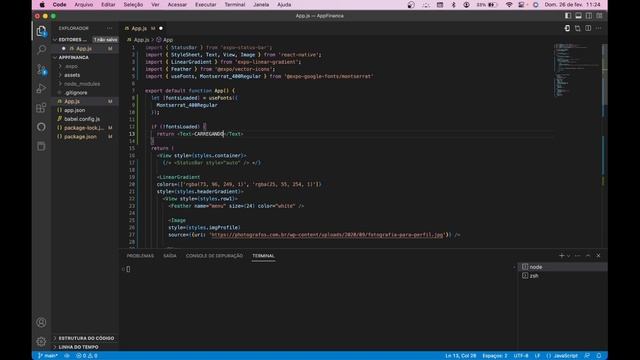 Desenvolva seu próprio app de gerenciamento financeiro com React Native, JavaScript e Expo - Aula 1 смотреть онлайн