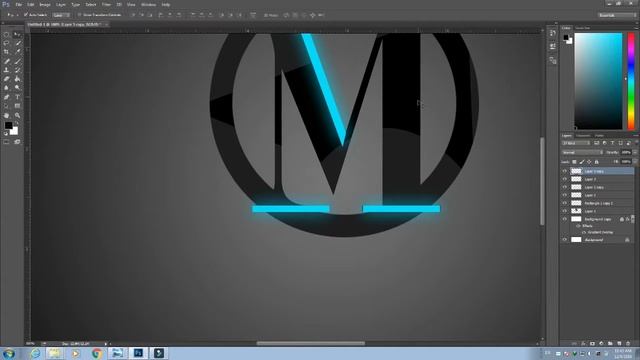 photoshop tutorial how to make 3d logo design | how to create a logo | how to make logo смотреть онлайн