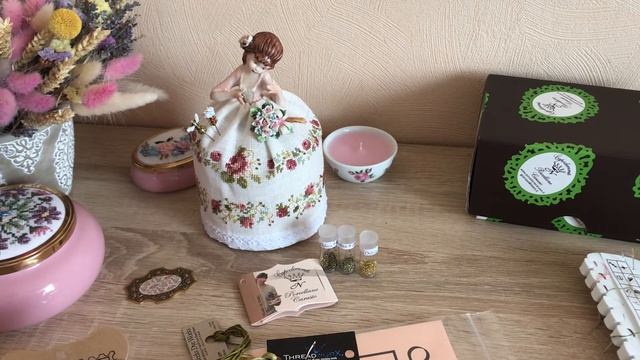 17. Вышивка крестом. Оформленная куколка Half Doll by Capodimonte смотреть онлайн
