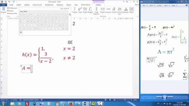 How to write Mathematical Equations/Expressions/Formulas in Microsoft Word ??? смотреть онлайн