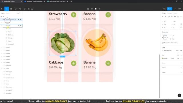 Grocery App Design in Figma | Daily UI Design Challenge Tutorial | Figma Tutorial смотреть онлайн
