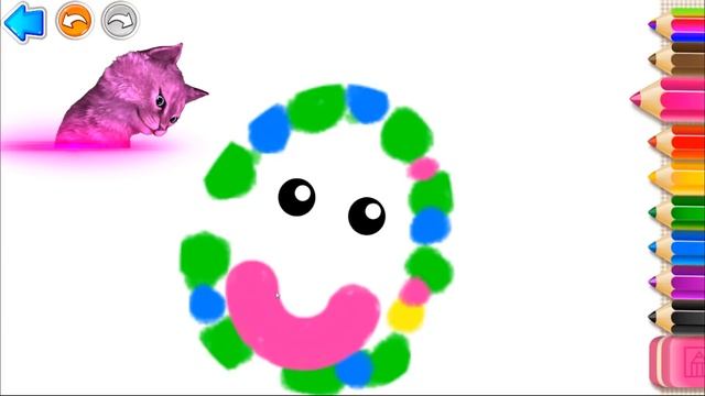 РИСОВАНИЕ для МАЛЫШЕЙ ИГРА для ДЕТЕЙ говорящий КОТЕНОК АБИ играет ДЕТСКИЙ ЛЕТСПЛЕЙ смотреть онлайн