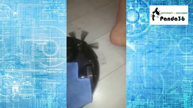 Автоматический интеллектуальный робот пылесос в интернет - магазине Panda36 смотреть онлайн