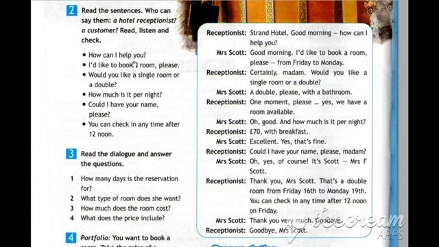 Booking a Hotel Room. Бронирование номера в отеле. Spotlight 6 класс. смотреть онлайн