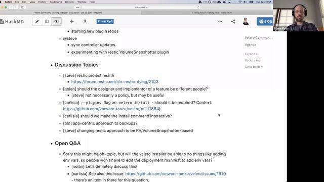 Velero Community Meeting - Oct 1, 2019 смотреть онлайн
