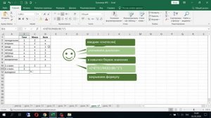 17 урок EXCEL из 70. Как посчитать текстовые ячейки. Школа Елены Хохловой.