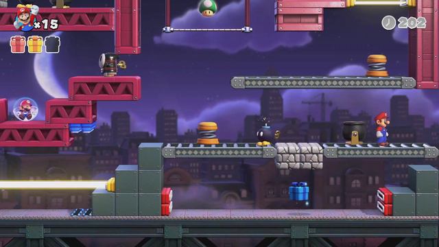Twilight City Level 8-6 - Mario vs Donkey Kong Gameplay смотреть онлайн