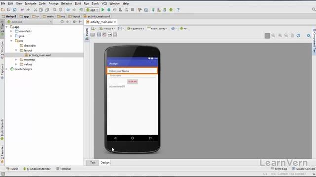 Solution to Assignment 2 - Build Android App in Design View смотреть онлайн