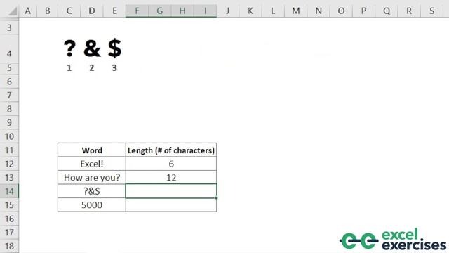Find the Length of Text (Number of Characters) in Excel - LEN Function in Excel смотреть онлайн