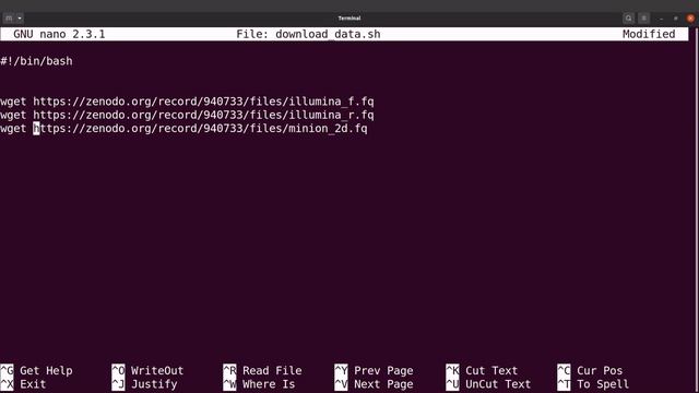 bioinformatics datasets | write a bash script to download bioin files смотреть онлайн