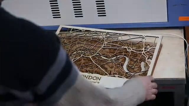 How we create beautiful maps of cities made of wood смотреть онлайн