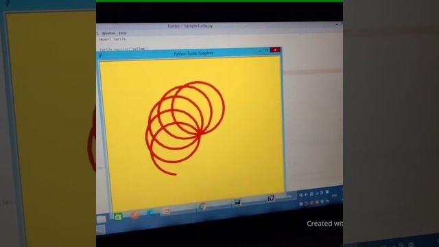 Draw circles around a circle using turtle library in python смотреть онлайн