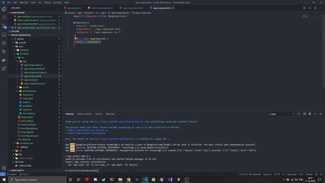 Python + Node.js Part2: Angular Frontend смотреть онлайн