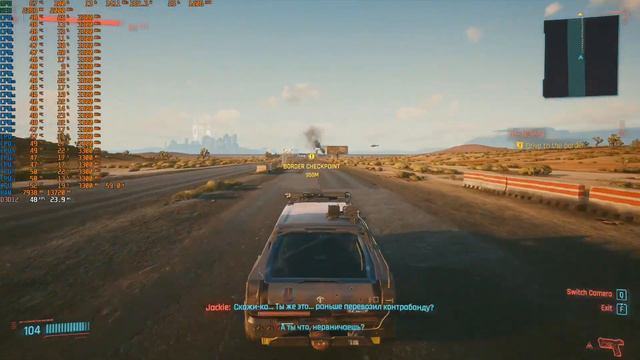 FPS Cyberpunk 2077 1.04 E5 2678 v3, X99-TF, DDR3 1866, RX 580 8Gb, Full HD, unlock -70-50 medium смотреть онлайн