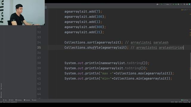 ?? Java dasturlash tilida "ArrayList" mavzusida mini dars смотреть онлайн