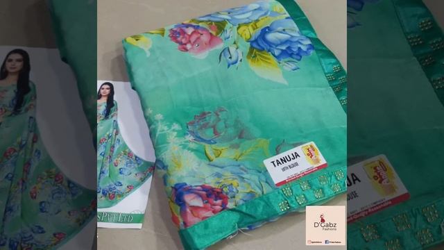 Daily wear sarees || soft satin smooth material смотреть онлайн