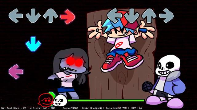 Friday Night Funkin' - Sans saves BF from Sky (Sky vs Sans) [Manilovania] смотреть онлайн